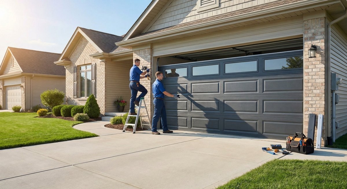 Garage door repair in Milton, GA by Greenway of Alpharetta