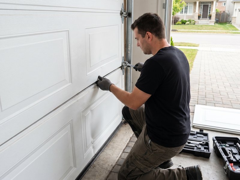 Garage Door Panel Replacement by Greenway of Alpharetta