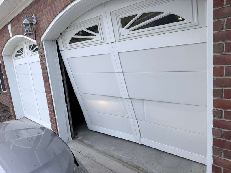 Off-Track Garage Door Repair by Greenway of Alpharetta